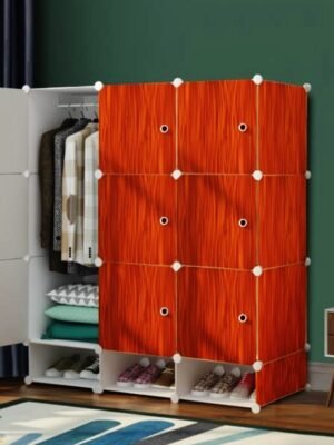 6 Cube Plastic Wardrobe