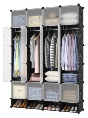 20 Cubes Plastic Wardrobe