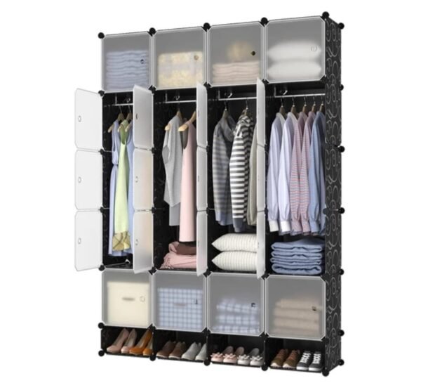 20 Cubes Plastic Wardrobe